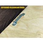 Kovácsoltvas csavart rózsapár BOROVI fenyőfa keretben - hófehér arany antik