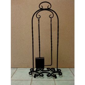 Kovácsoltvas kandalló készlet - 2 részes - EGYEDI