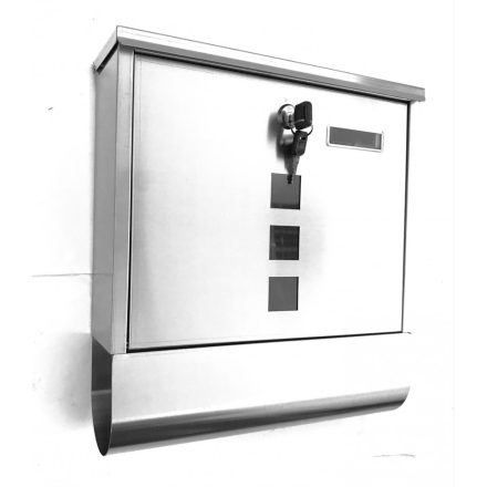 Modern postaláda - rozsdamentes acél 