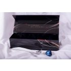 Kovácsoltvas örök rózsa díszdobozban METAL KÉK / KRÓM