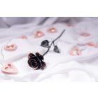 Kovácsoltvas rózsa - RÉZ/ZÖLD ANTIK