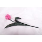 Kovácsoltvas örök tulipán - RÓZSASZÍN/ZÖLD SZÁR