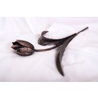 kovácsoltvas tulipán - RÉZ ANTIK CLASSIC