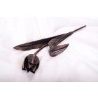 kovácsoltvas tulipán - RÉZ ANTIK CLASSIC