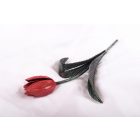 Kovácsoltvas tulipán - VÖRÖS/ZÖLD SZÁR